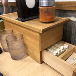 牧のうどん 博多バスターミナル店 - 粋な箸入れ