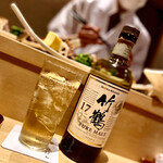 銀座 しのはら - ニッカウイスキー『竹鶴（17年もの）』。