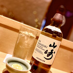 銀座 しのはら - サントリー『山崎』シングルモルト。