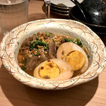Okinawa Sakaba Haisai - ＊牛すじカレー煮込み（玉子入り）（¥700）