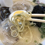 久留米屋ラーメン - 細め