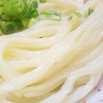 三好うどん - しょうゆうどん小温200円 エビ天100円