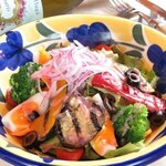 Insalatorona Italian-style salad with lots of ingredients