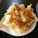 手打蕎麦 きふね - げそ天