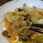 Chuuka Chuubou Tantan - 麺はカリっと焼いてあります