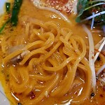 ラーメン四天王 - とんこつ赤味噌チャーシュー+玉子④