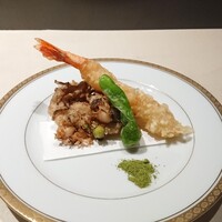 蕎麦粉懐石 銀座てあん - 天婦羅