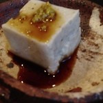 手挽きそば 一心 - 蕎麦豆腐(*^o^*)  美味いですよ〜！５／３