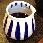 手挽きそば 一心 - 蕎麦つゆのおかわり(*^o^*) 