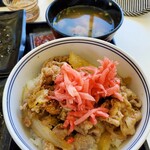Yoshinoya - W定食牛皿セルフ牛丼