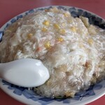 王府飯店 - 餡かけ炒飯