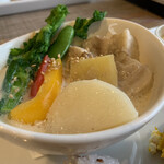 Naut Cafe & Bar dining - 豚の角煮入り豆乳スープ
