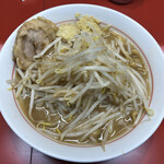 千里眼 - ラーメン 麺100g ニンニク・ショウガ・カラアゲマシマシ別皿で 780円