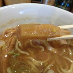 煮干し中華そば 一剣 - 太さ