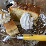 エイチ・エス カフェカフェ - チーズケーキメープルと米粉ケーキさつまいも