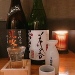 なかがみ - 季節の日本酒も酒屋さんセレクト！好みに合わせて飲み比べ下さい！