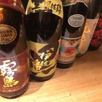 なかがみ - 焼酎も各種揃ってます！