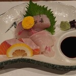 炭火焼味の店 てんりょう - 刺身3種盛