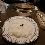 カレーハウス ミニ・ボルツ - 季節のカレー　ほうれん草とベーコン￥600　辛さ3倍￥50(20-03)