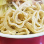 ラーメン二郎 - 麺