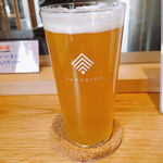 家守堂 - 茶かぶき　¥680 柚子のビール飲みやすいです