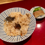 もちづき - 鰻の土鍋炊き込みご飯