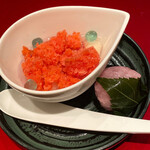 もちづき - 苺のゼリー寄せに苺のシャーベット、ミントと桜餅