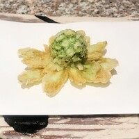 天麩羅 巽 - ブローチみたいなフキノトウ