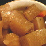 車澤うどん - お茶とともに一品