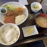 しんき食堂 - チキンカツ定食【2020.2】