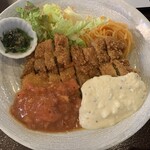 しんき食堂 - チキンカツ定食【2020.2】