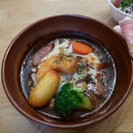 のどか - 煮込み豆腐ハンバーグ（煮込み豆腐ハンバーグセット）