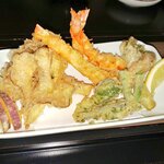 蕎麦 高しま - 天ぷらの盛り合わせ