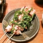 炭火焼とり えんや 青獅子店 - ささみ梅肉