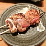 炭火焼とり えんや - ソリラス 　←腰骨の付け根の窪みについた肉