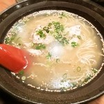 炭火焼とり えんや - 特製　鶏ラーメン　←隠れた銘品 d(vv;