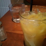 ウエストパークカフェ - ここは渋くオレンジジュースをいただこう！ お子様かっ(ﾟдﾟ)！？