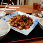 福香門 - 「鶏肉とタケノコの四川風炒め」