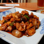 福香門 - 「鶏肉とタケノコの四川風炒め」