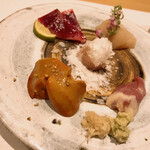 老松みやもと - 砂ずり 肝 心 ムネ 白子