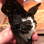 鳥茂 - キャビアおにぎり