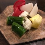 立町　つくし - ピクルス盛り合わせ