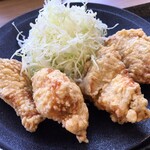 Karashige - むねから定食　からあげ4個（税込　638円）評価＝◎