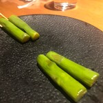 まんてん鮨 - アスパラおひたし