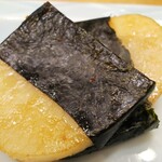 築地寿司清 - たいら貝の磯辺焼き