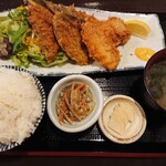 Meshi To Sake Takahiro - 鯵フライ定食