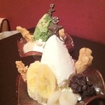 ハートドロップスパフェ＆抹茶パフェ：2012年5月