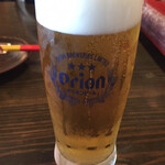 島豚・琉球牛 燦 別邸 - オリオンビールの生ビール