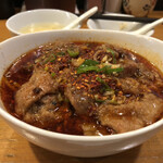 川菜館 - 水煮牛肉セット (1,100円)