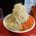 千里眼 - ラーメン（普通）　780円
      野菜マシ・ニンニク・アブラ・ショウガ・辛揚げ